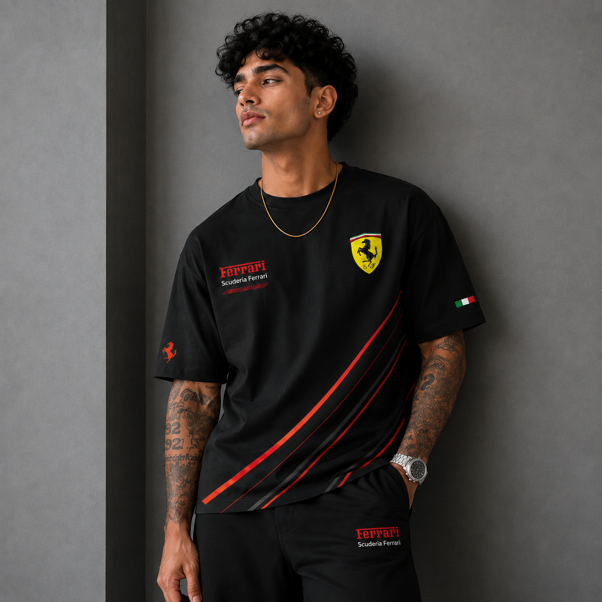 Ferrari Apex Velocity Oversized T-Shirt