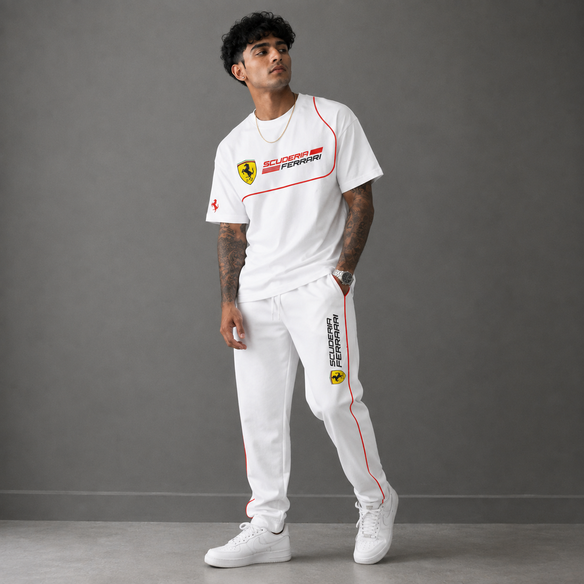 Scuderia Ferrari Circuit Edge Oversized T-Shirt