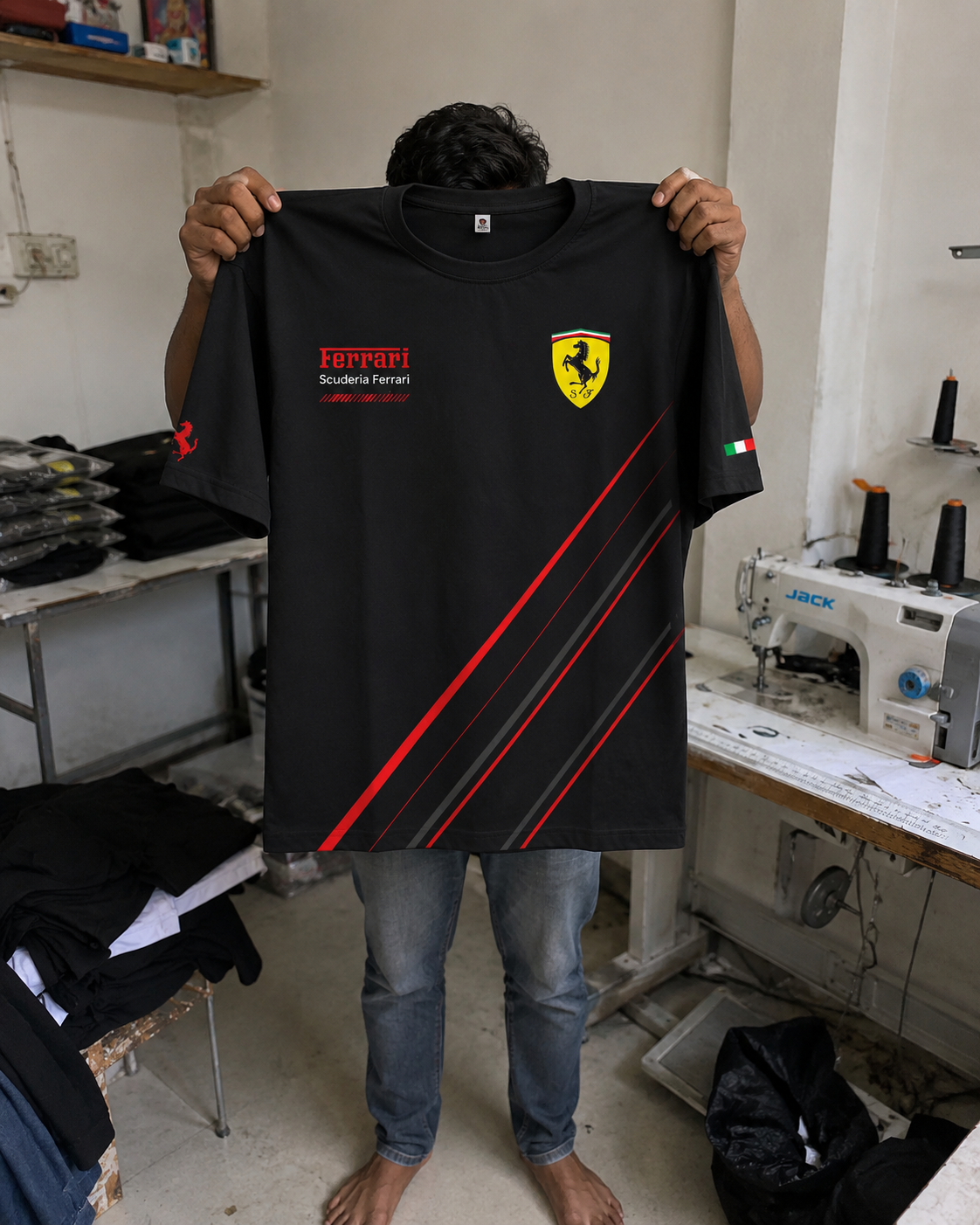 Ferrari Apex Velocity Oversized T-Shirt