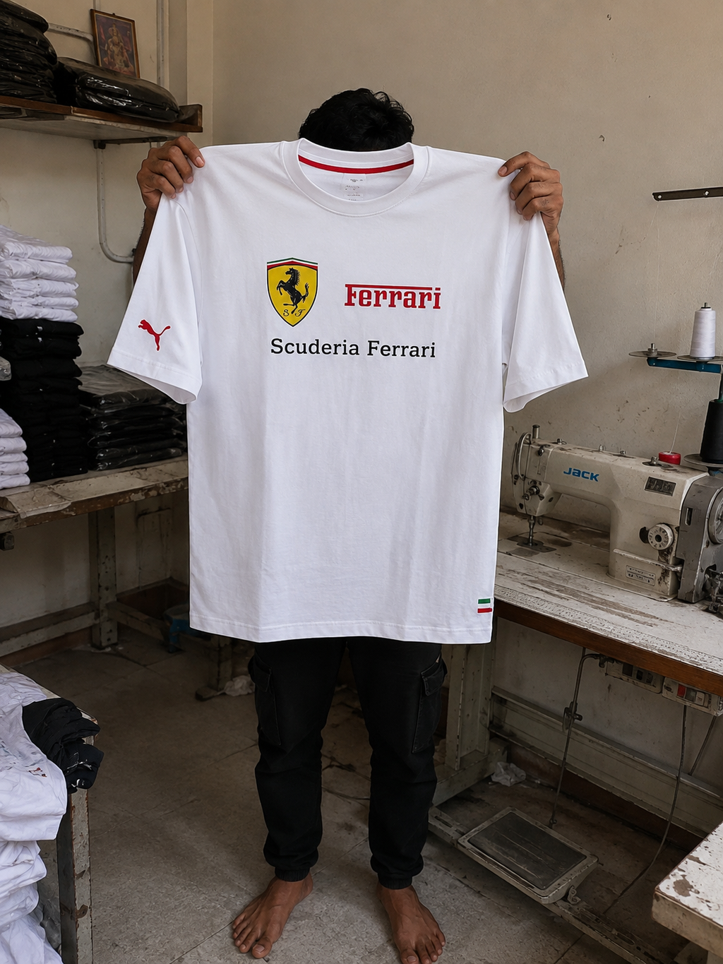 Ferrari Classic Crest Oversized T-Shirt