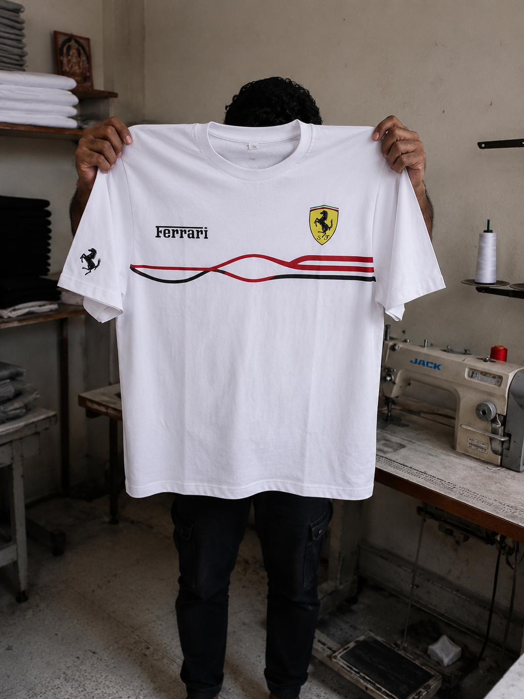Ferrari Racing Heritage Oversized T-Shirt