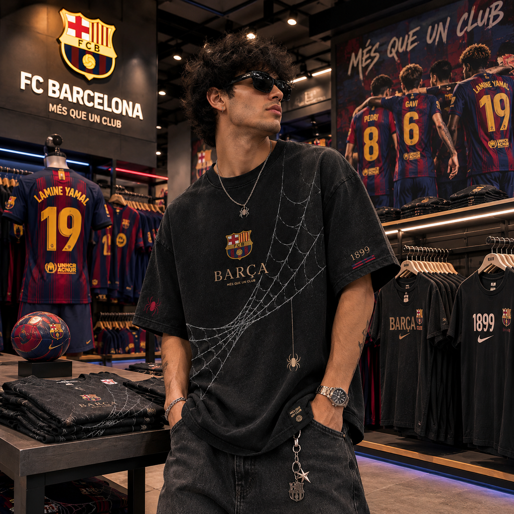 BARÇA WEB — OVERSIZED TEE