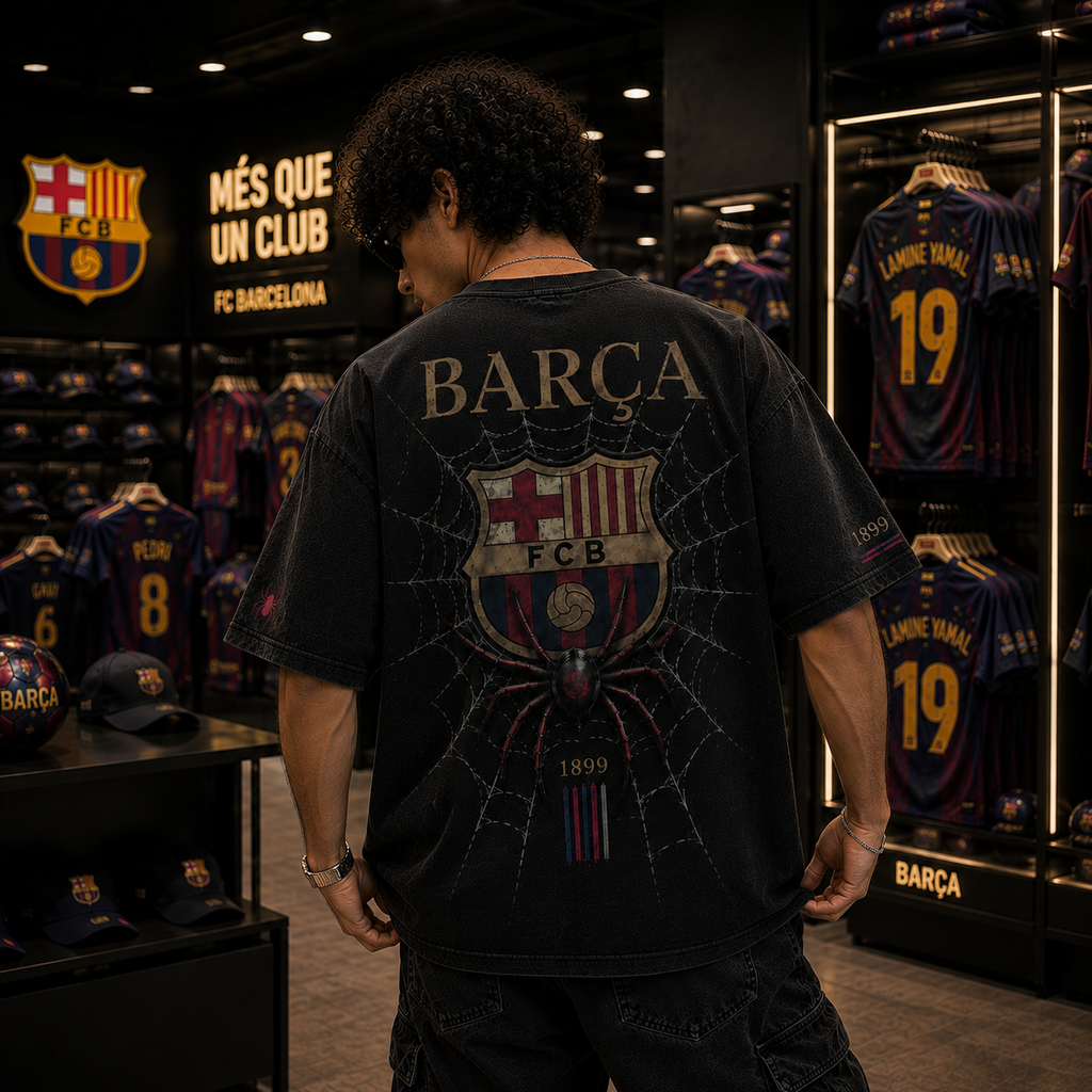 BARÇA WEB — OVERSIZED TEE