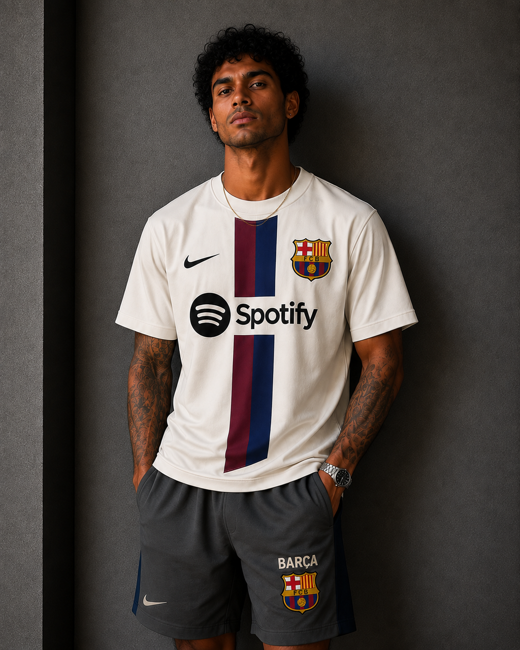 Barça Heritage Jersey Tee