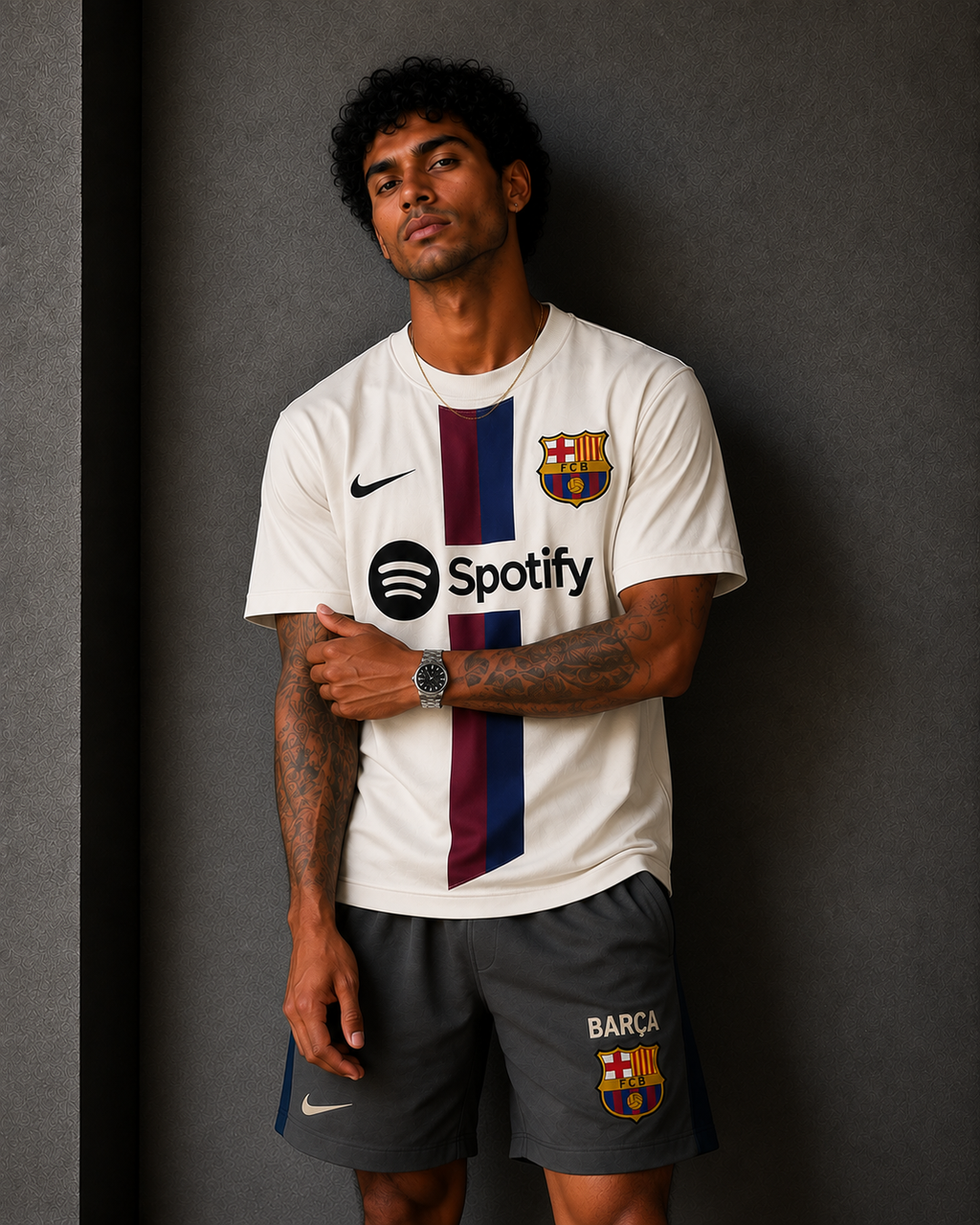 Barça Heritage Jersey Tee