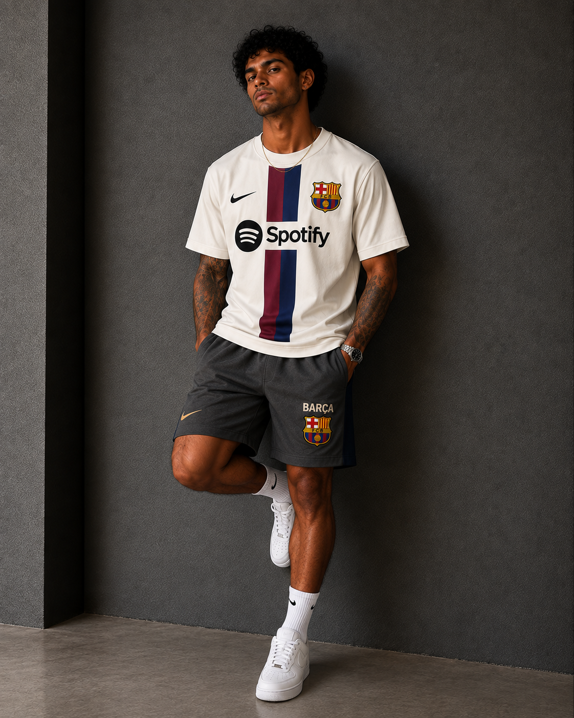 Barça Heritage Jersey Tee