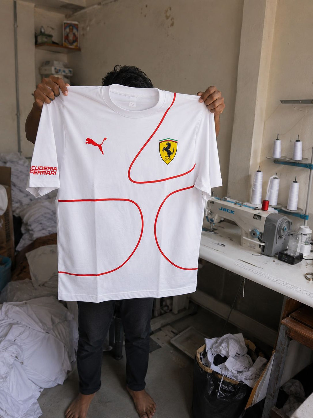 Ferrari Circuit Flow Oversized T-Shirt